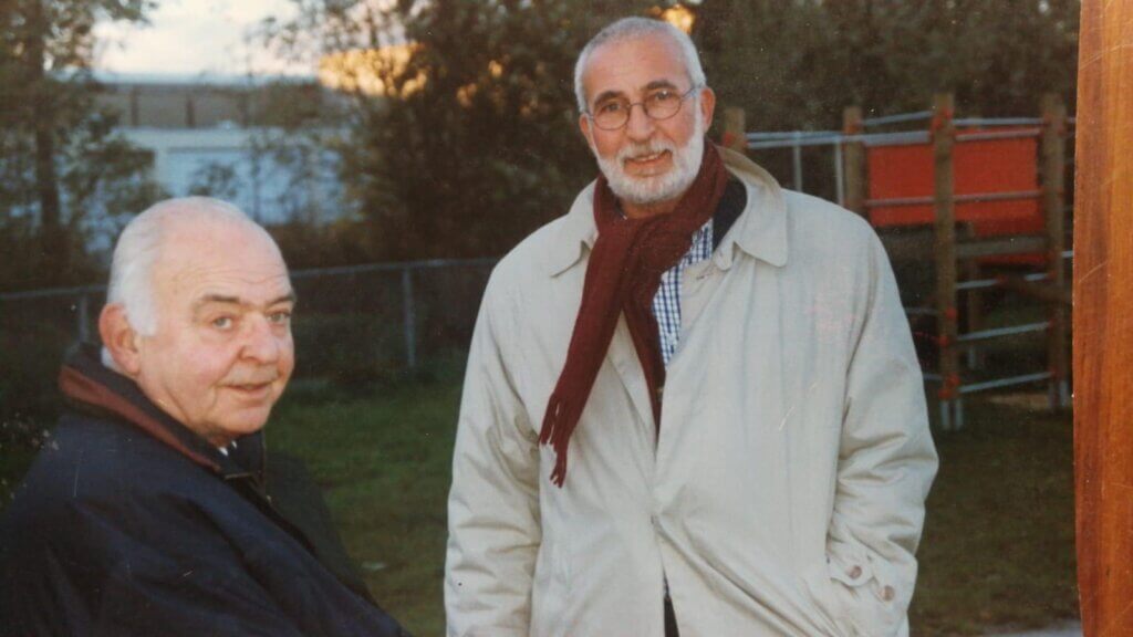Maternal grandfather and paternal grandfather. Both are no longer here. 